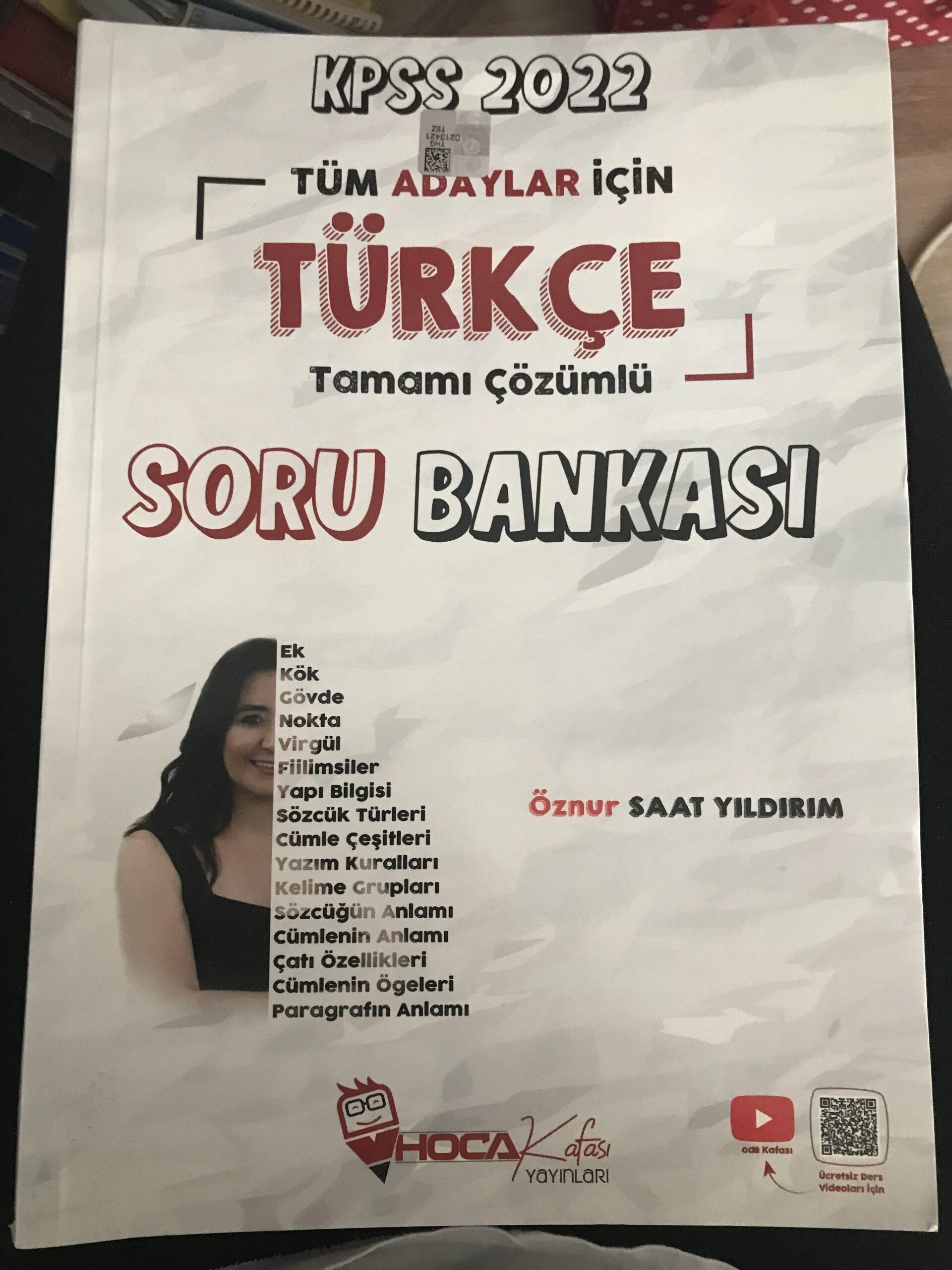 KPSS Türkçe Soru Bankası