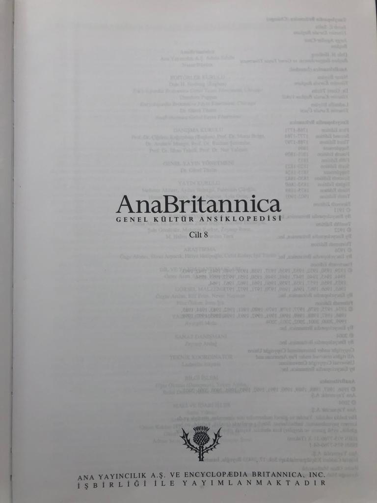 AnaBritannica 22 Cilt Ansiklopedi