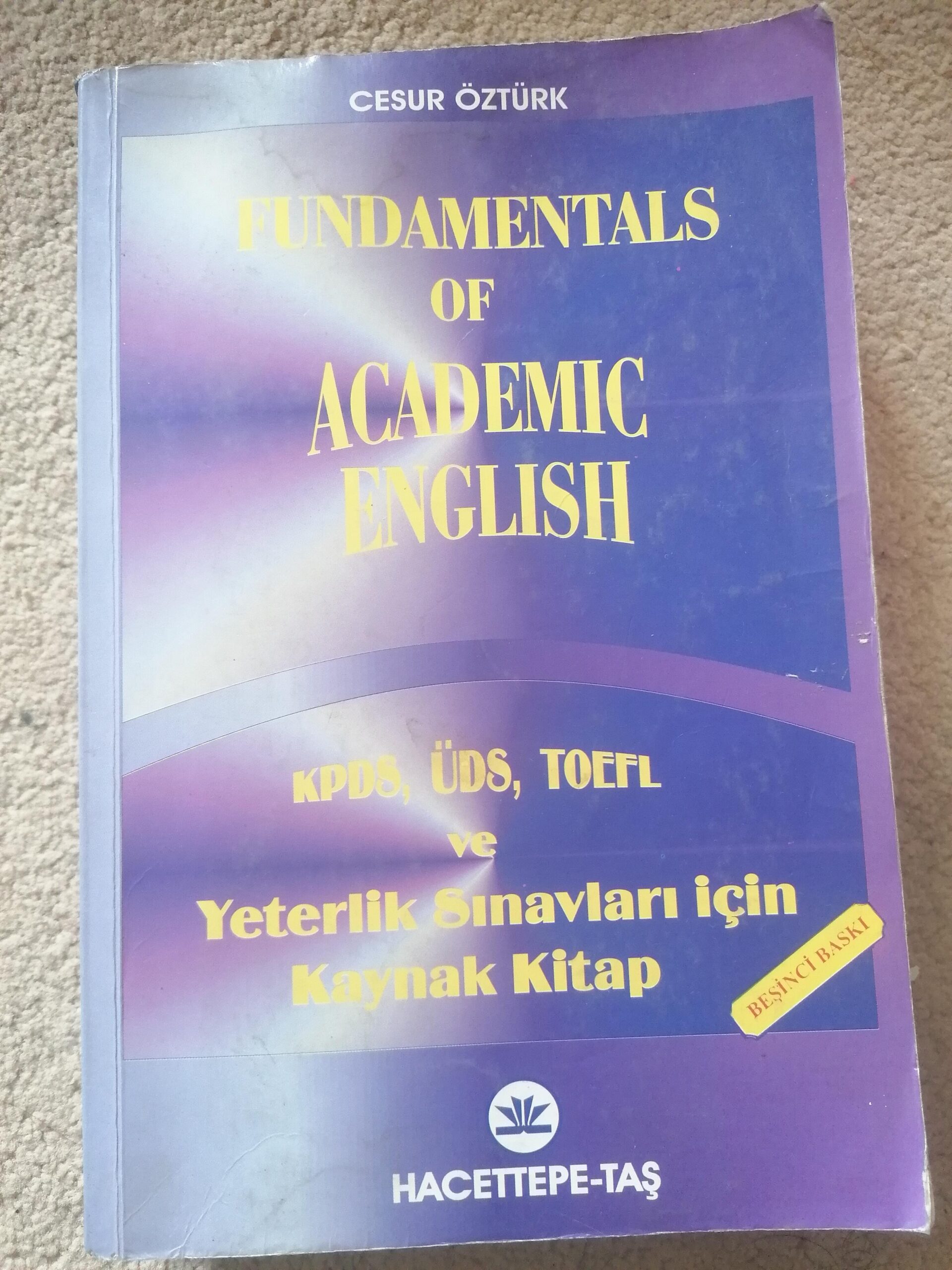 KPDS ÜDS TOEFL test kitabı