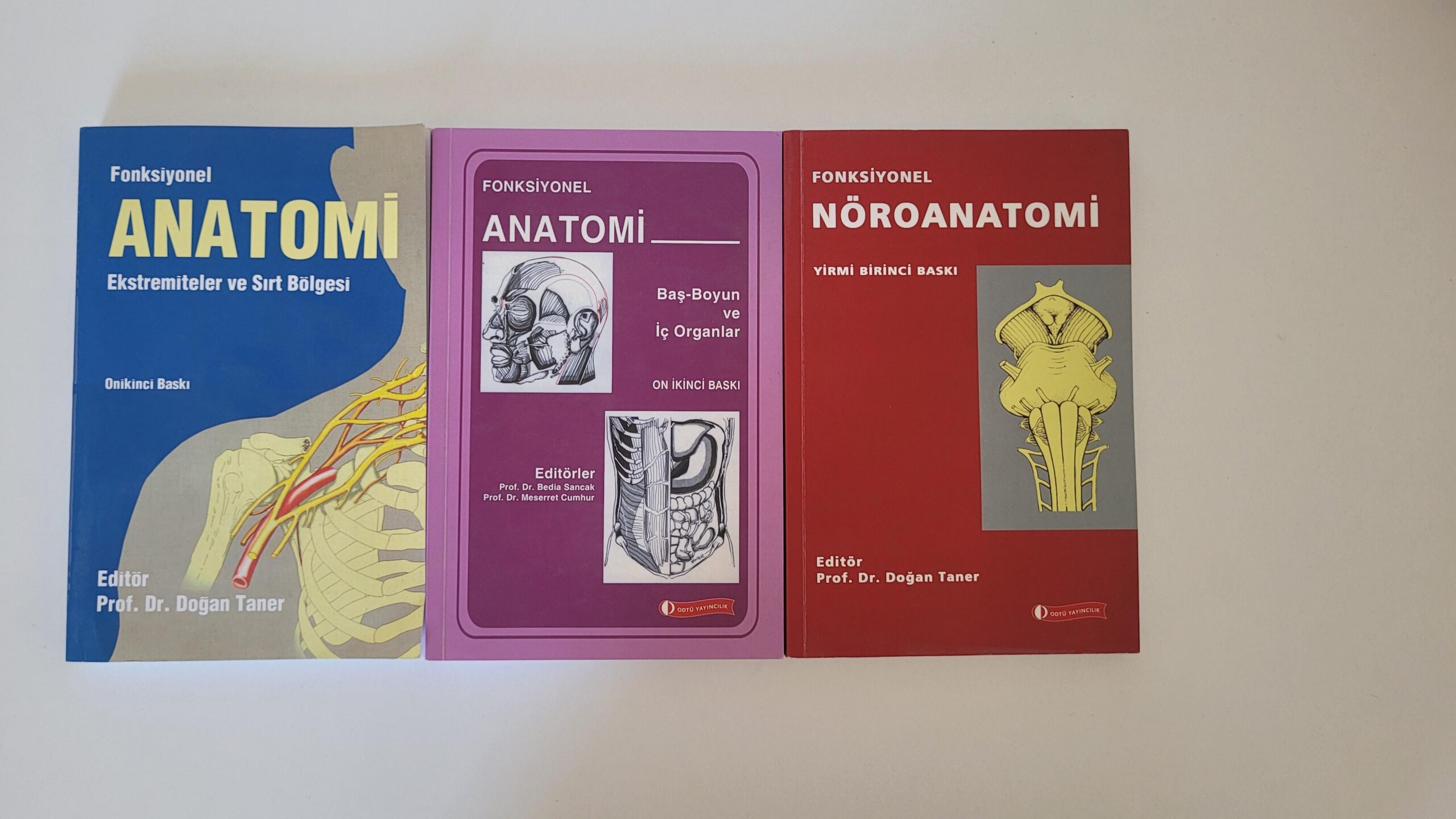 Fonksiyonel anatomi ve nöroanatomi 3 kitap